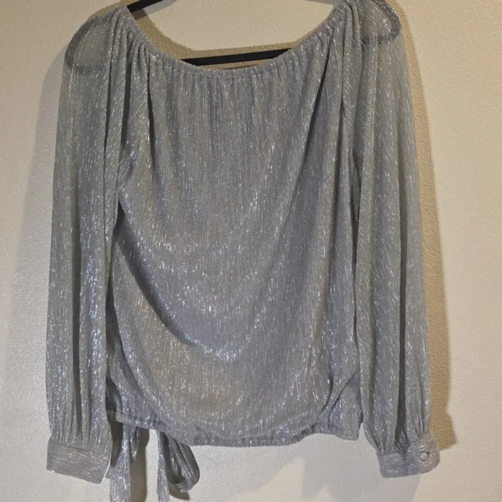 Shimmery Silver Top - Picture 5 of 6